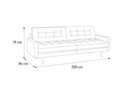 Habitat Fenner Velvet 3 Seater Sofa - Moss Green -Home Furnishings Store 1350443 R E001