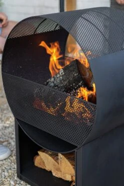 La Hacienda Camacha Perforated Fireplace -Home Furnishings Store 1350704 R Z007A