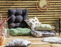 Habitat Grey Floor Cushion 11 Habitat Grey Floor Cushion -Home Furnishings Store 1353608 R Z003A