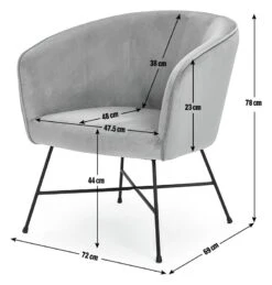 Habitat Jax Metal Accent Chair - Mint Green -Home Furnishings Store 1403950 R E001