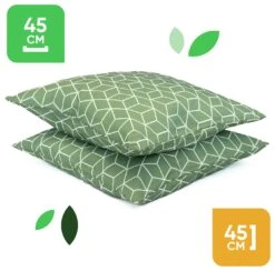Streetwize Outdoor Cushion Green - Pack Of 4 -Home Furnishings Store 1480069 R Z002A