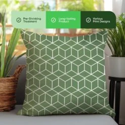 Streetwize Outdoor Cushion Green - Pack Of 4 -Home Furnishings Store 1480069 R Z004A