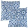Streetwize Jacquard Outdoor Cushion Blue - Pack Of 4 -Home Furnishings Store 1480117 R Z001A