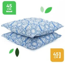 Streetwize Jacquard Outdoor Cushion Blue - Pack Of 4 -Home Furnishings Store 1480117 R Z002A