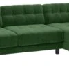 Habitat Hendricks Velvet Corner Chaise Sofa - Moss Green -Home Furnishings Store 1480825 R Z001A