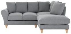 Habitat Carrie Fabric Right Hand Corner Chaise Sofa - Grey -Home Furnishings Store 1486355 R Z002A