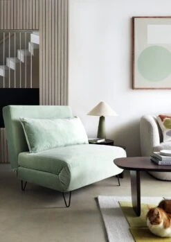 Habitat Roni Single Velvet Chairbed - Mint Green 21 Habitat Roni Single Velvet Chairbed - Mint Green -Home Furnishings Store 1938669 R Z005C