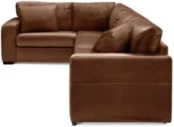 Habitat Eton Leather Right Hand Corner Sofa - Tan -Home Furnishings Store 1958285 R Z003A