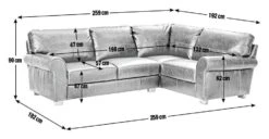 Habitat Salisbury Leather Right Hand Corner Sofa - Black -Home Furnishings Store 1958319 R E001