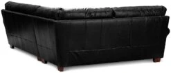 Habitat Salisbury Leather Right Hand Corner Sofa - Black -Home Furnishings Store 1958319 R Z004A