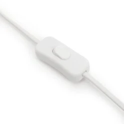 Habitat Rahnn Confetti Glass Table Lamp - White -Home Furnishings Store 1970421 R Z004A