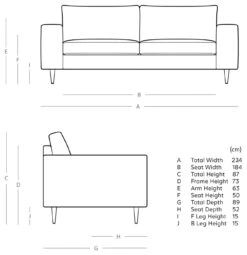 Swoon Evesham Velvet 3 Seater Sofa - Silver Grey -Home Furnishings Store 1970452 R E001