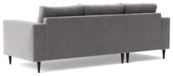 Swoon Evesham Velvet Left Hand Corner Sofa - Silver Grey -Home Furnishings Store 1971114 R Z004A