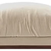 Swoon Denver Velvet Ottoman Footstool - Taupe -Home Furnishings Store 1971774 R Z001A