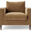 Swoon Evesham Velvet Armchair - Biscuit -Home Furnishings Store 1972326 R Z001A