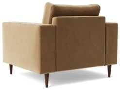 Swoon Evesham Velvet Armchair - Biscuit 16 Swoon Evesham Velvet Armchair - Biscuit -Home Furnishings Store 1972326 R Z004A