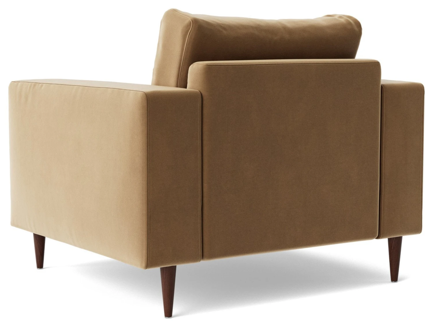 Swoon Evesham Velvet Armchair - Biscuit 9 Swoon Evesham Velvet Armchair - Biscuit - Image 7