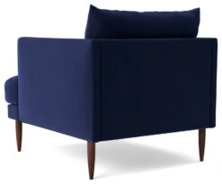 Swoon Kalmar Velvet Armchair - Ink Blue -Home Furnishings Store 1973071 R Z004A