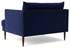 Swoon Kalmar Velvet Cuddle Chair - Ink Blue -Home Furnishings Store 1974290 R Z004A