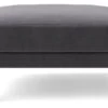 Swoon Kalmar Velvet Ottoman Footstool - Granite Grey -Home Furnishings Store 1974434 R Z001A
