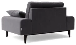 Swoon Tulum Velvet Cuddle Chair - Granite Grey -Home Furnishings Store 1990195 R Z004A