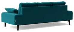 Swoon Tulum Velvet Left Hand Corner Sofa - Kingfisher Blue -Home Furnishings Store 1990360 R Z005A