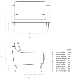 Swoon Turin Velvet Cuddle Chair - Ink Blue -Home Furnishings Store 1991493 R E001