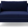 Swoon Turin Velvet Cuddle Chair - Ink Blue -Home Furnishings Store 1991493 R Z001A
