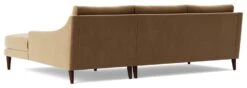 Swoon Turin Velvet Right Hand Corner Sofa - Biscuit 15 Swoon Turin Velvet Right Hand Corner Sofa - Biscuit -Home Furnishings Store 1991527 R Z005A