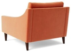 Swoon Turin Velvet Armchair - Burnt Orange -Home Furnishings Store 1991716 R Z004A
