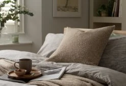 Habitat Boucle Handwoven Cushion - Neutral - 50x50cm -Home Furnishings Store 1992777 R Z001C