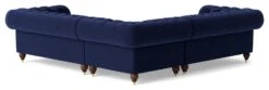 Swoon Winston Velvet 5 Seater Corner Sofa - Ink Blue 14 Swoon Winston Velvet 5 Seater Corner Sofa - Ink Blue -Home Furnishings Store 1993398 R Z004A
