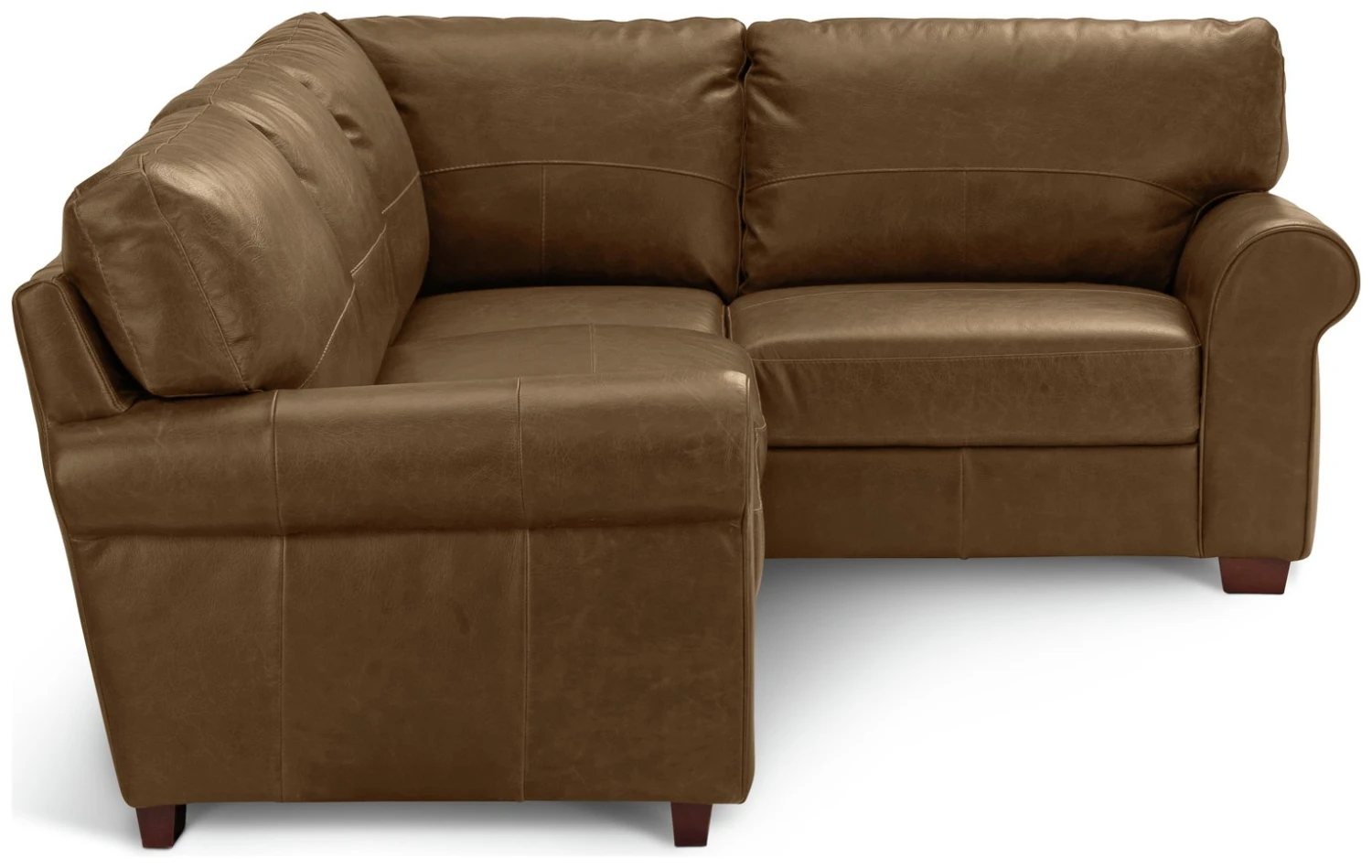 Habitat Salisbury Leather Left Hand Corner Sofa - Tan 8 Habitat Salisbury Leather Left Hand Corner Sofa - Tan - Image 6