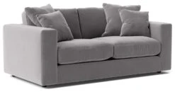 Swoon Althaea Velvet 2 Seater Sofa - Silver Grey 17 Swoon Althaea Velvet 2 Seater Sofa - Silver Grey -Home Furnishings Store 1997679 R Z006A