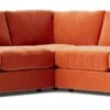 Swoon Althaea Velvet 5 Seater Corner Sofa - Burnt Orange 1 Swoon Althaea Velvet 5 Seater Corner Sofa - Burnt Orange -Home Furnishings Store 1998070 R Z001A