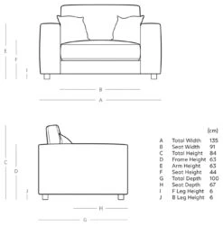 Swoon Althaea Velvet Cuddle Chair - Silver Grey 12 Swoon Althaea Velvet Cuddle Chair - Silver Grey -Home Furnishings Store 1998180 R E001