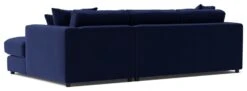 Swoon Althaea Velvet Right Hand Corner Sofa - Ink Blue -Home Furnishings Store 1998458 R Z005A