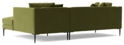 Swoon Alena Velvet Right Hand Corner Sofa - Fern Green 15 Swoon Alena Velvet Right Hand Corner Sofa - Fern Green -Home Furnishings Store 1998977 R Z005A