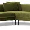 Swoon Alena Velvet 5 Seater Corner Sofa - Fern Green -Home Furnishings Store 1999471 R Z001A