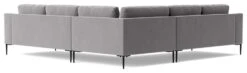 Swoon Almera Velvet 5 Seater Corner Sofa - Silver Grey 15 Swoon Almera Velvet 5 Seater Corner Sofa - Silver Grey -Home Furnishings Store 2000778 R Z005A