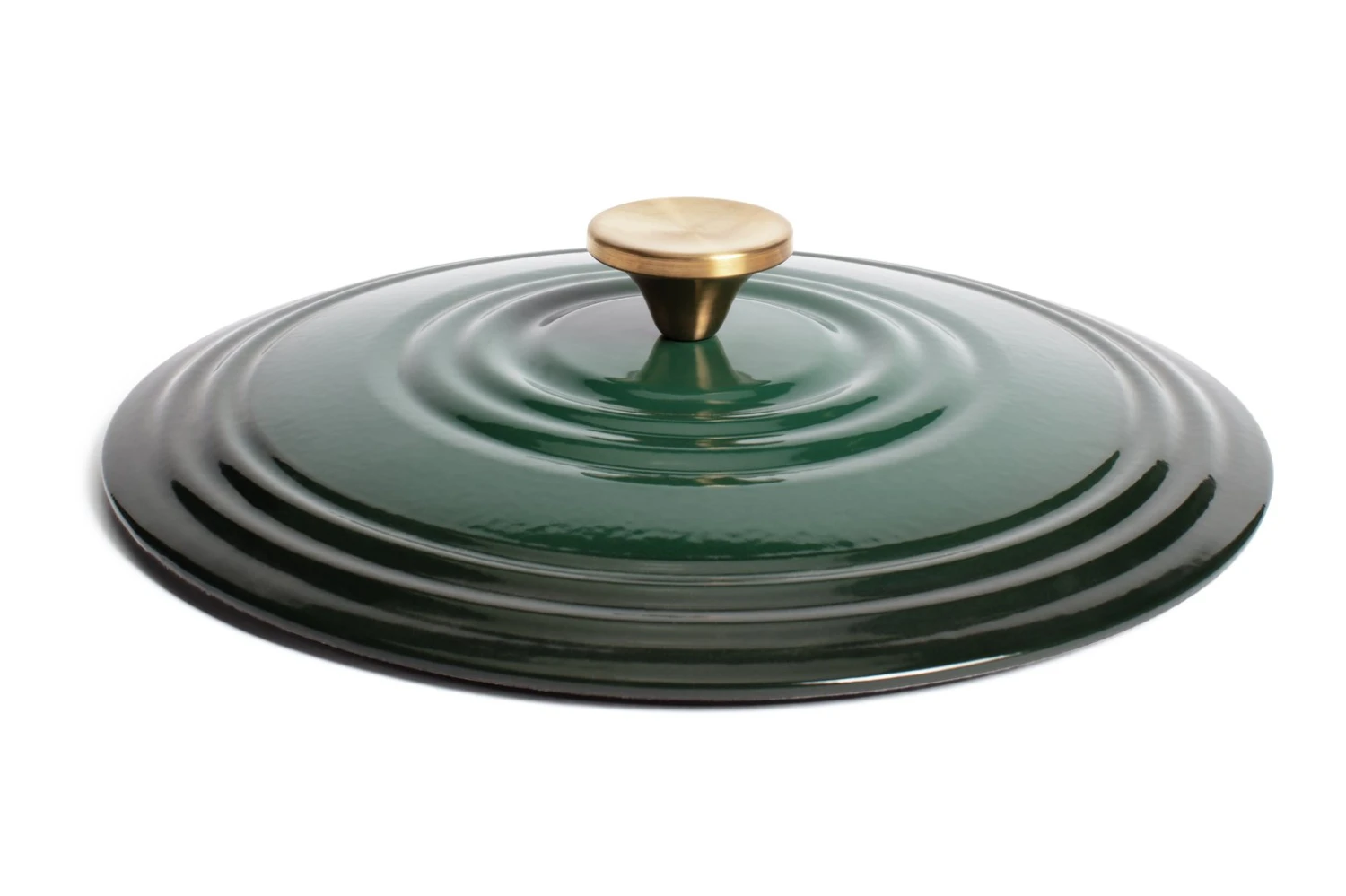 Habitat 4 Litre Cast Iron Casserole Dish - Green 5 Habitat 4 Litre Cast Iron Casserole Dish - Green - Image 3