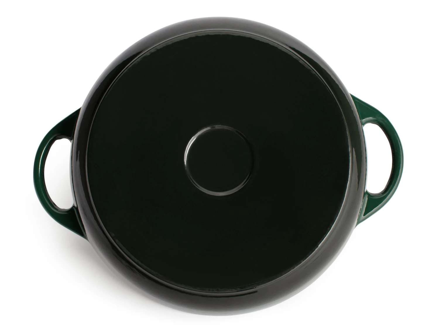 Habitat 4 Litre Cast Iron Casserole Dish - Green 6 Habitat 4 Litre Cast Iron Casserole Dish - Green - Image 4