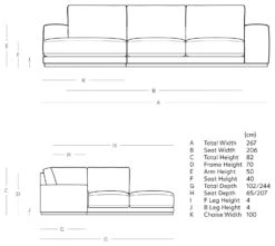Swoon Denver Velvet Left Hand Corner Sofa - Taupe 13 Swoon Denver Velvet Left Hand Corner Sofa - Taupe -Home Furnishings Store 2003713 R E001