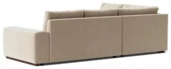Swoon Denver Velvet Left Hand Corner Sofa - Taupe 17 Swoon Denver Velvet Left Hand Corner Sofa - Taupe -Home Furnishings Store 2003713 R Z005A