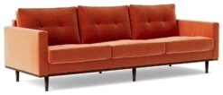 Swoon Berlin Velvet 4 Seater Sofa - Burnt Orange 17 Swoon Berlin Velvet 4 Seater Sofa - Burnt Orange -Home Furnishings Store 2004592 R Z006A
