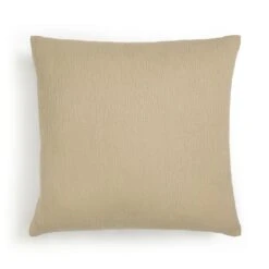 Habitat Textured Plain Cushion - Cream - 50x50cm