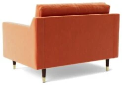 Swoon Rieti Velvet Cuddle Chair - Burnt Orange 14 Swoon Rieti Velvet Cuddle Chair - Burnt Orange -Home Furnishings Store 2008684 R Z004A