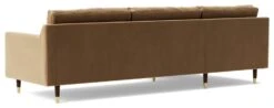 Swoon Rieti Velvet Left Hand Corner Sofa - Biscuit 16 Swoon Rieti Velvet Left Hand Corner Sofa - Biscuit -Home Furnishings Store 2009676 R Z004A