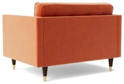 Swoon Porto Velvet Cuddle Chair - Burnt Orange 14 Swoon Porto Velvet Cuddle Chair - Burnt Orange -Home Furnishings Store 2011798 R Z004A