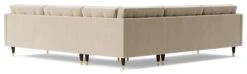 Swoon Porto Velvet 5 Seater Corner Sofa - Taupe -Home Furnishings Store 2012601 R Z005A